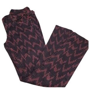 Vigoss Studio Burgundy Black Skinny Jeans.  Size 27